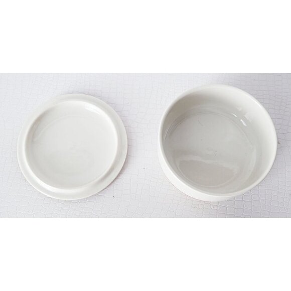 Vintage Villeroy and Boch Trinket Box Signed Laplau Design Naif Candy Dish - Picture 4 of 5